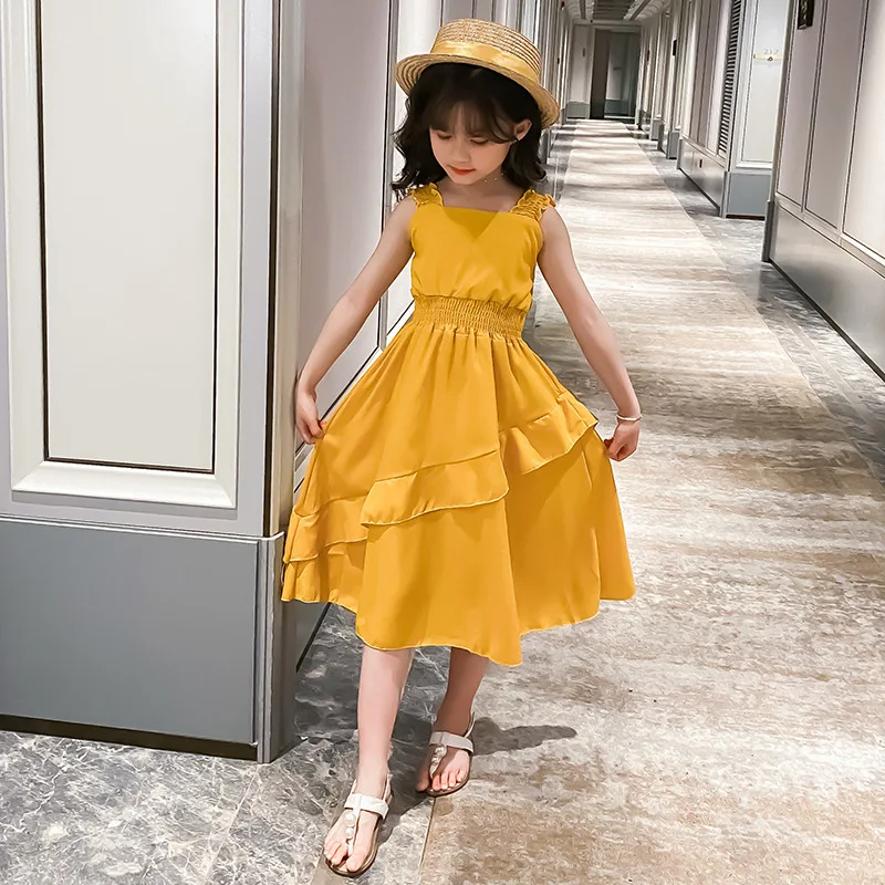 2021 Summer Kids Dresses For Girls Holiday Beautiful Dress Girls Formal  Princess Dress Children Party Dress 4 6 8 10 12 13 Years - AliExpress