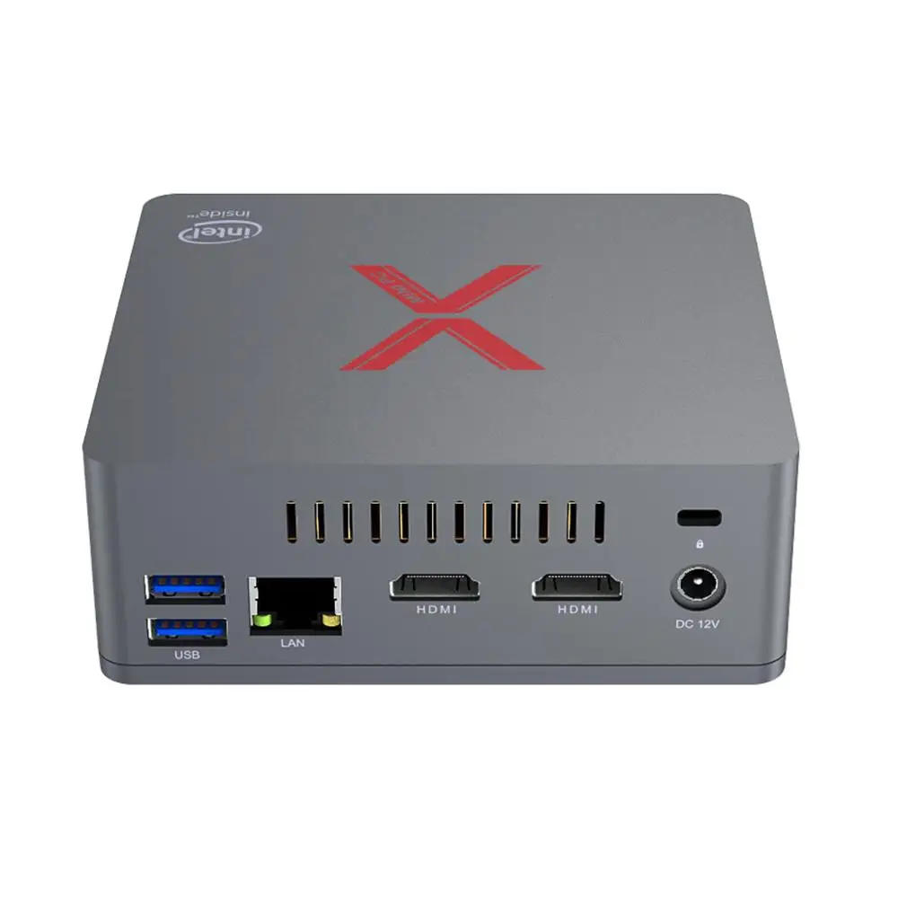 BT3X J3355 Win10 64 бит мини ПК 4 ГБ EMMC Гб 2 * HD выход USB3.0 1000M LAN HTPC windows 10 медиаплеер ТВ