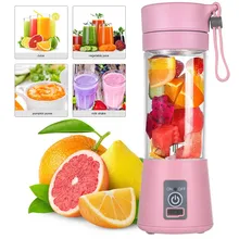 Сок чаша для блендера фруктовый миксер блендер для фруктовых соков Мини Портативный 400 мл 6 лезвие вода полезная для здоровья протеин встряхнуть путешествия