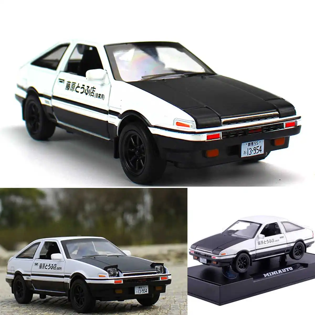 Модель автомобиля Initial D AE86 1:28 из сплава аниме мультяшный Форсаж за отталкивающий