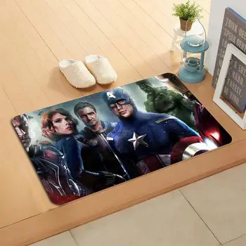 

Custom Marvel Doormat Home Decor Door mat Floor Mat Bath Mats foot pad#20-05-19-20