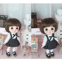 Obitsu11 OB11doll костюм длинная рубашка+ платье Одежда для кукол доступны для OB11 cu-poche кукла аксессуары женская футболка+ ковбойская юбка