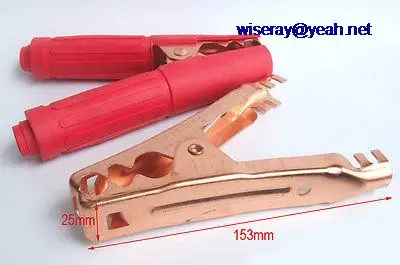 

DHL/EMS 20PCS 400A CAR BATTERY CLIP ALLIGATOR CLIP Test Clamp Metallic iron Pliers Cable-A8