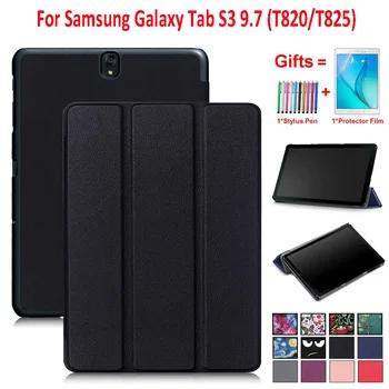 

Galaxy Tab S3 9.7 Case Cover-Magnetic Trifold Stand Case For Samsung Galaxy Tab S2 9.7 Tablet SM-T820/T825 Funda With Gifts