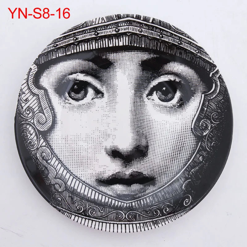 10 дюймов Utenos Fornasetti таблички для дома украшения Рождественские украшения для ужина пластина декоративная настенная посуда Китай настенные тарелки