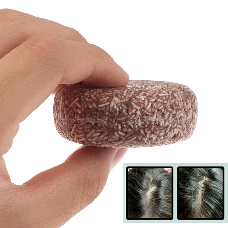 55g Polygonum Essence Hair Darkening Shampoo Bar Soap Natural Organic Mild Formula Hair Shampoo Gray Hair Reverse Hair Cleansing 55g Polygonum Essence Hair Darkening Shampoo Bar Soap Natural Organic Mild Formula Hair Shampoo Gray Hair Reverse Hair Cleansing