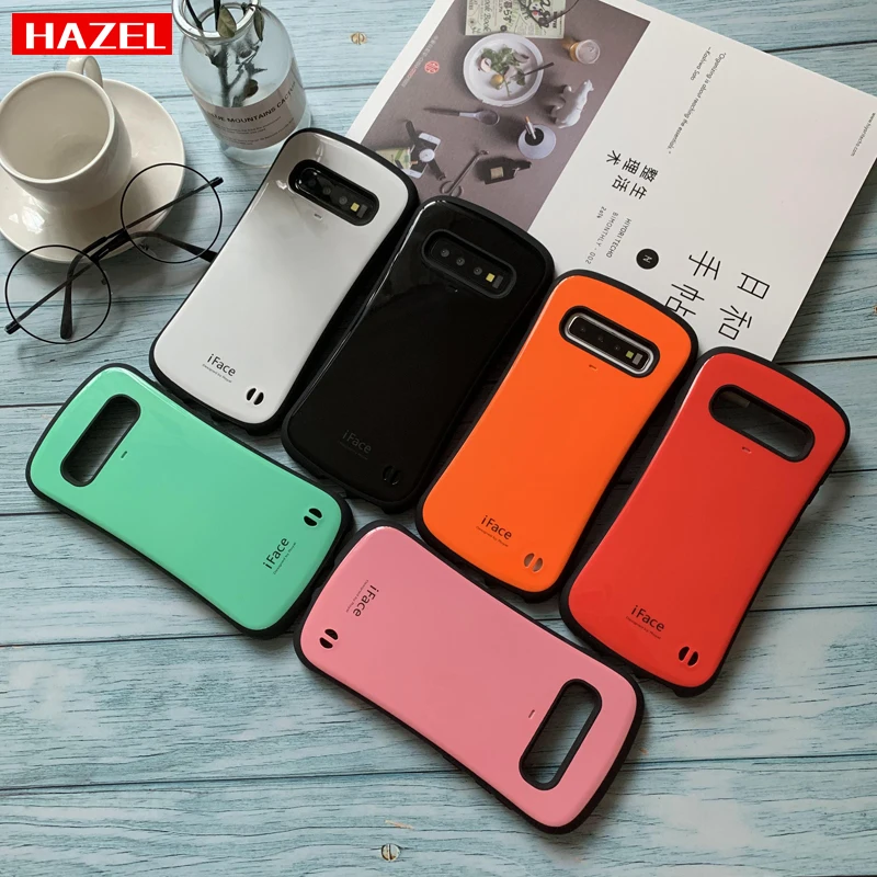 Корея Япония iFace PC Гладкий противоударный чехол для телефона Samsung S10 Plus S10E S10coque