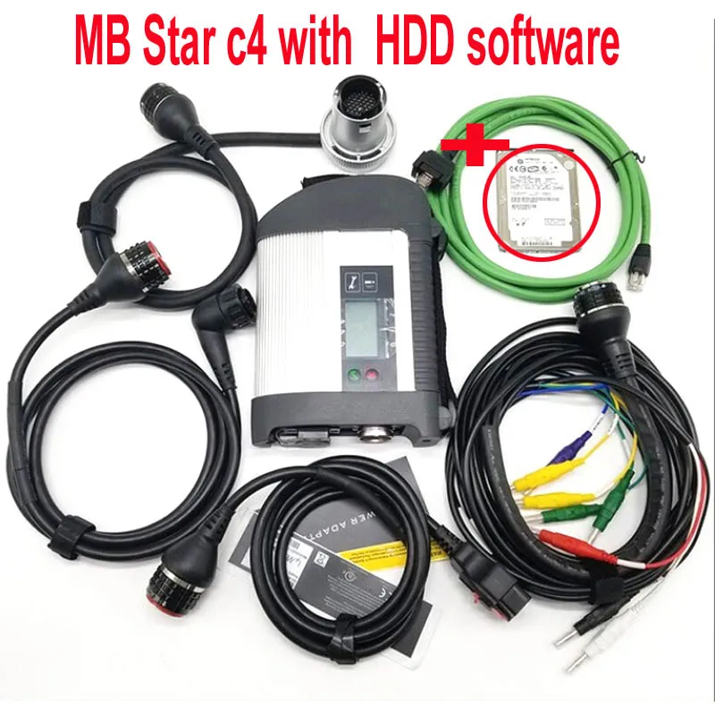 Mb Star C4 Диагностика SD Connect 2020 12 программного обеспечения мультиплексор с ноутбуком