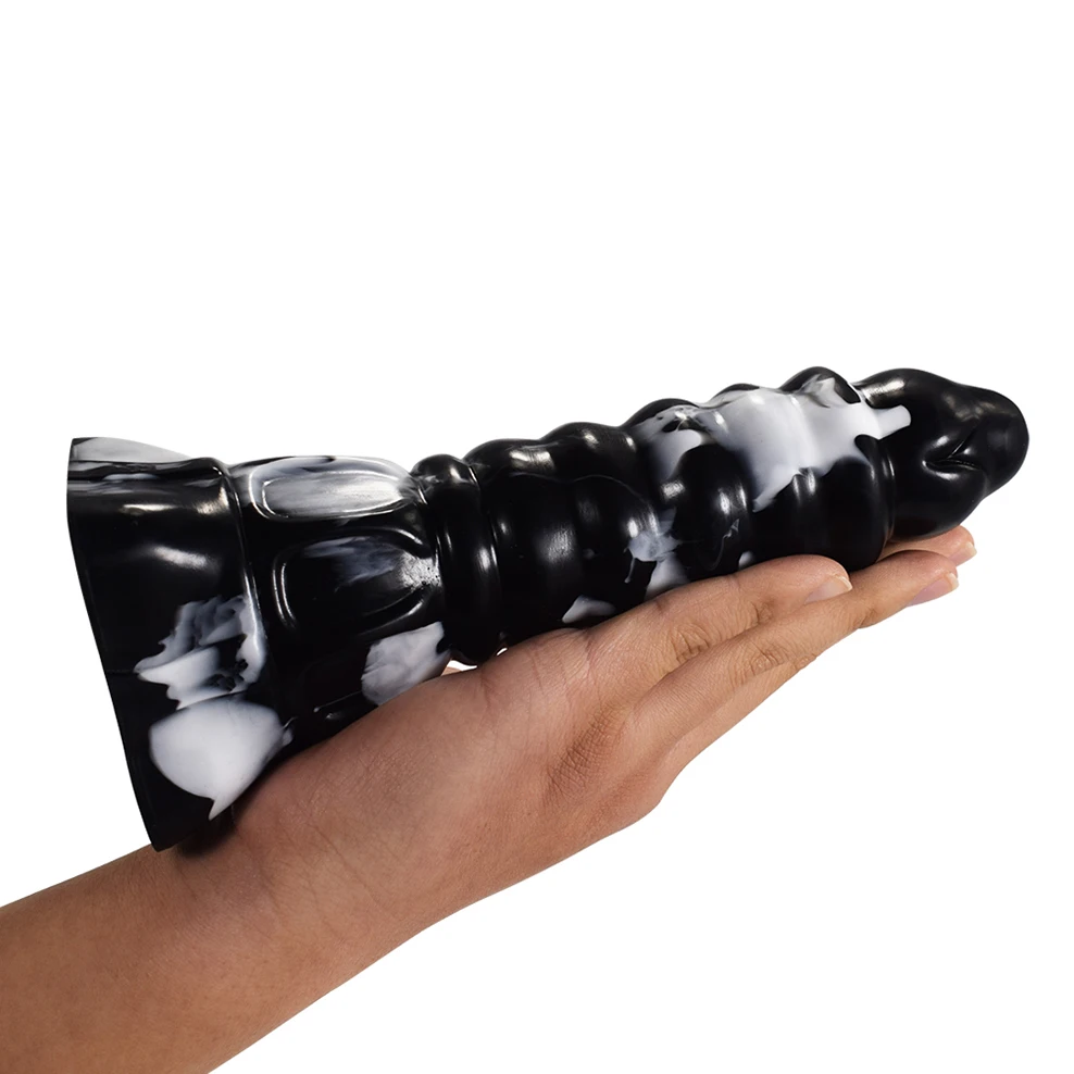 FAAK colorful silicone dildos Ancient temple for Imprison Beast style anal sex toys fro women men masturbator adult games 3