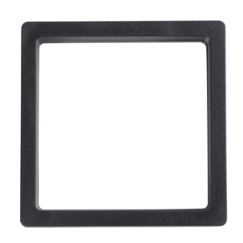 

Square 3D Albums Floating Frame Holder Coin Box Jewelry Display Show Case, 9X9cm (With Base)