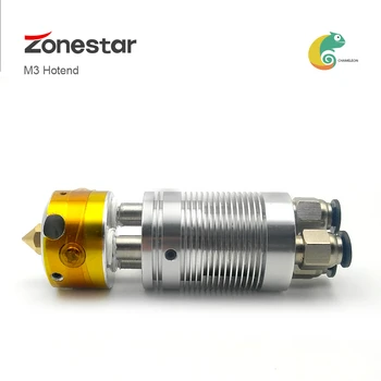 

ZONESTAR Triple-Extruder Three Color Hotend 3-IN-1-OUT 3-IN-2-OUT 3-IN-3-OUT Nozzle 0.4mm 3D Printer Parts Filament 1.75mm