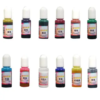 

12 Colors Art Ink Resin Pigment Kit Colorant Dye Ink Diffusion Jewelry Tools DIY Resin Pigment DIY Handmade Crafts Art Sets