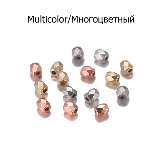 3mm/4mm Small Spacer Beads CCB Plastic Square Cuboid Seed Spacer Bead For DIY Beading Jewelry Making