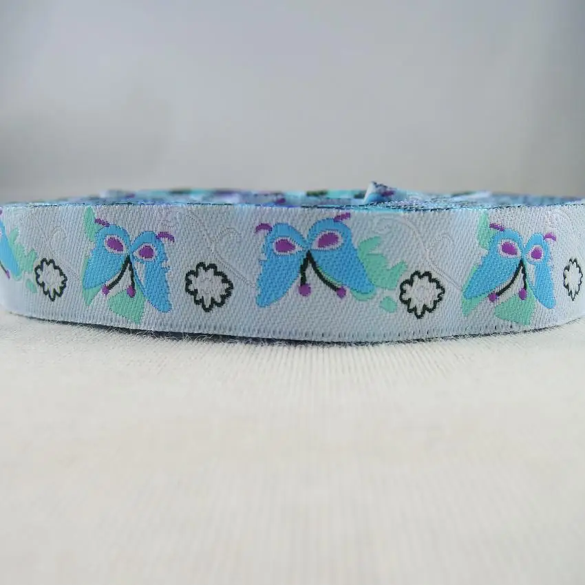 Новинка, животное, лошадь, лиса, ежик, Бабочка, олень 5/8 ''(16 мм x 5 ярдов) плетеная жаккардовая из полиэстера ленты с ловкостью для ошейника для собаки