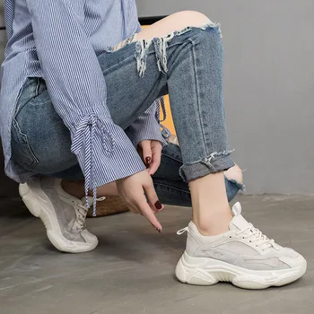 

2019 autumn new fashion simple color matching casual shoes women trend comfortable mesh breathable flat shoes