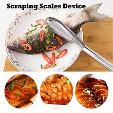 1 шт. бытовые рыбные весы полезные бытовые из нержавеющей стали рыбные весы двухсторонние зубчатые кухонные в дополнение к весам гаджеты