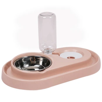 

Cat Bowl Dog Water Feeder Bowl Cat Kitten Drinking Fountain Food Dish Pet Bowl Goods Automatic Water Feeder