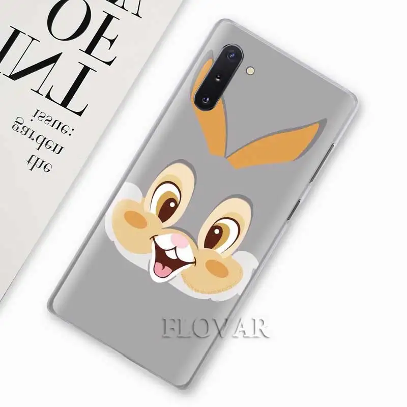 Бэмби Thumper телефонные чехлы для samsung Galaxy Note 10 S10 плюс 5G S10e A30 A40 A50 A60 A70 M40 жесткий чехол