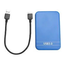2,5 дюймовый SATA для USB 3,0 HDD SSD чехол для жесткого диска внешний мобильный корпус