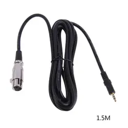 0,3 M 1,5 M 3M 5M Xlr 3 Pin Женский на правый угол 1/8 Xlr 3f на правый угол 3,5 мм Trs для Dv камеры/микрофона