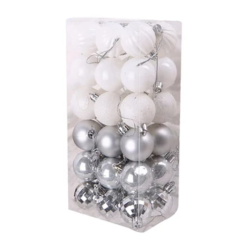 

36pcs Christmas Tree Balls 4cm Christmas Ornaments Christmas Tree Decoration Balls Christmas Tree Hanging Ornaments Dropship