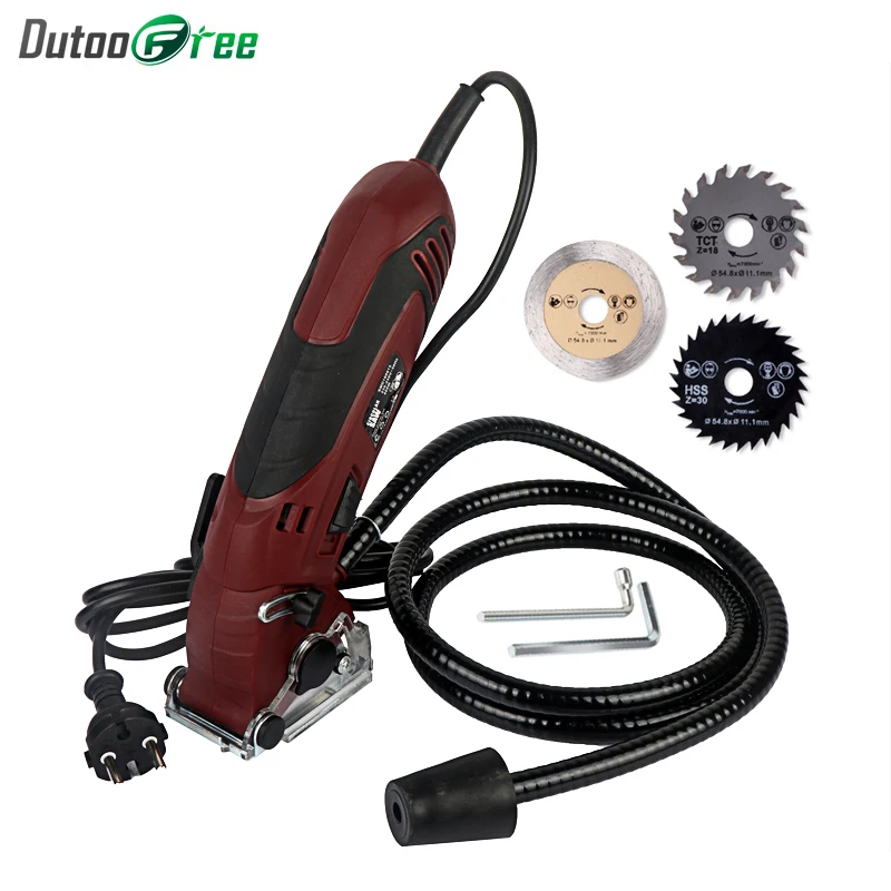 

Multi-Function Electric Chainsaw 400W Woodworking Tools Metal Tile Mini Cutting Machine Circular Saw Household Chainsaw Set
