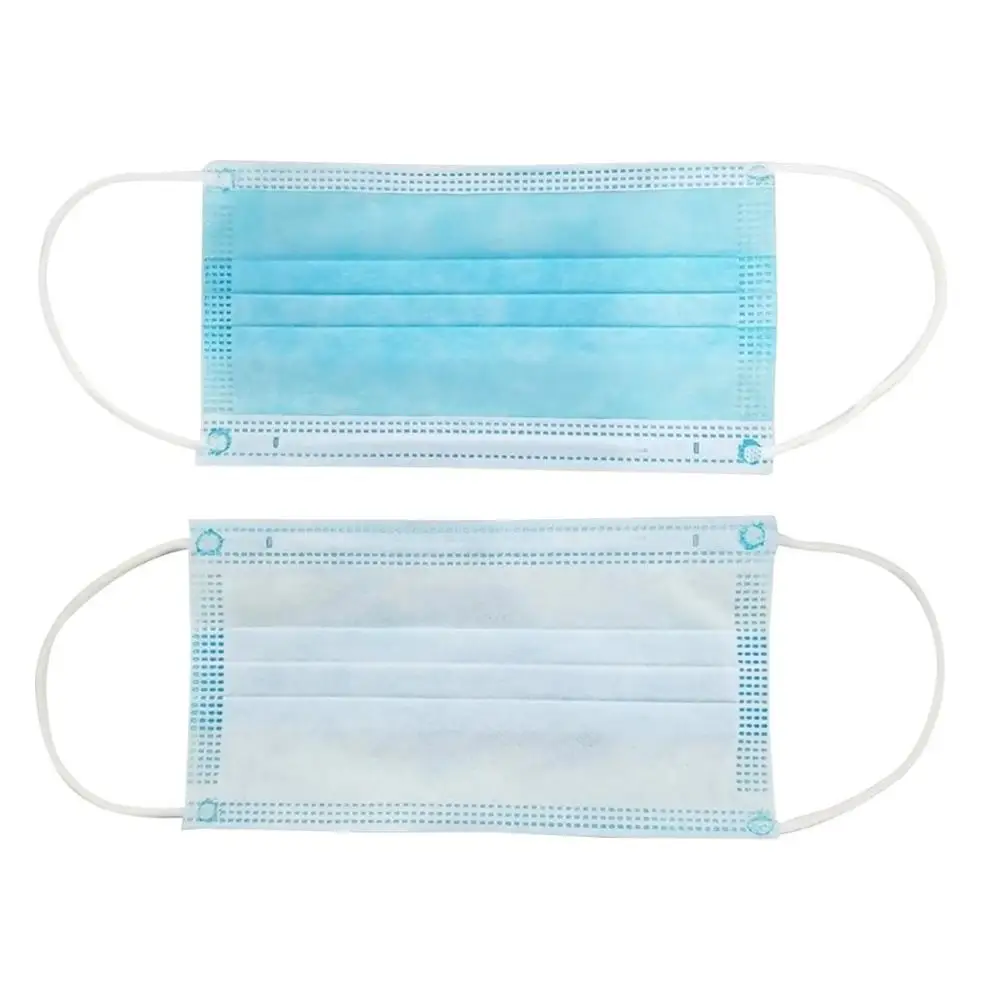 

5/50pcs Disposable Face Mask with Elastic Earloop 3-ply Soft Breathable Protective Filter Sanitary Non-woven Safety Mask