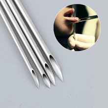7Pcs Tattoo Needles Stainless Steel Professional Disposable Sterile Tattoo Supply Permanent Body Makeup Tool Piercing Needle Set