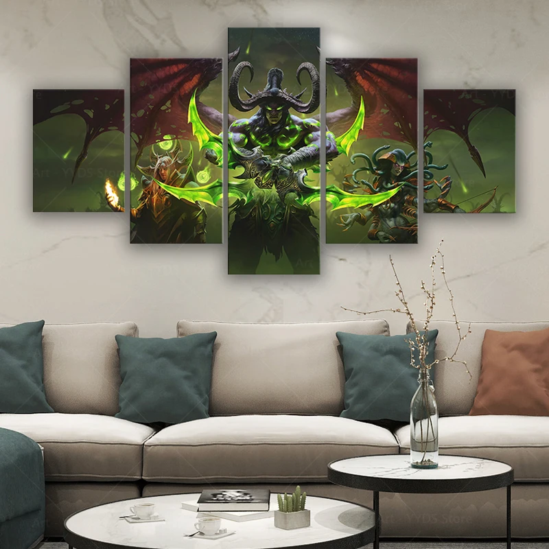 World of Warcraft - Illiadian Poster encadré, Tableau mural