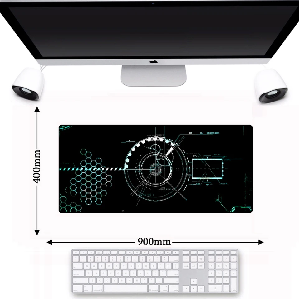 

Mouse Pad Locking Edge Galaxy XL Large Gamer Non-slip Computer Game PC Laptop Keyboard 900*400*3mm Gaming Big Desk Mats Mousepad