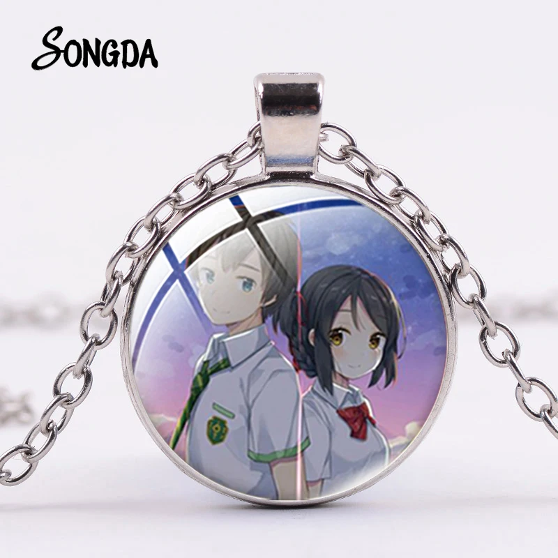 Новое поступление модное ожерелье с твоим именем Tachibana Taki Miyamizu Mitsuha аниме
