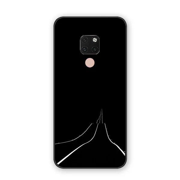 Забавный чехол с линиями Луны для huawei MATE 10 20 30 Lite, чехол для телефона huawei P30 P20 Pro P9 P10 Plus - Цвет: 3