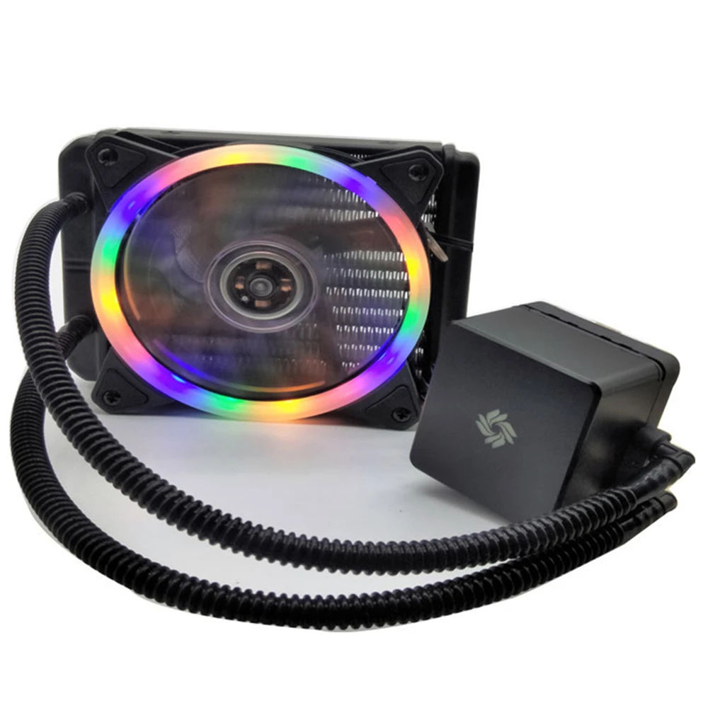  Wasser Kühlung RGB Wasser Lüfter Für LGA 775/115x/1366/2011/AM2/AM3/AM4 120mm PWM Kühler Fan