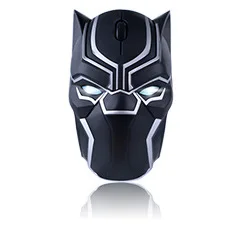 Мстители Черная пантера Bluetooth беспроводная мышь игровой светодиодный геймер компьютер PC& Mac мыши Кнопка тихий клик подарок