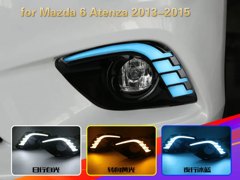 Купить Автомобиль мигает 2 шт. DRL для Mazda 6 мазда6 Atenza 2013 2014 ...