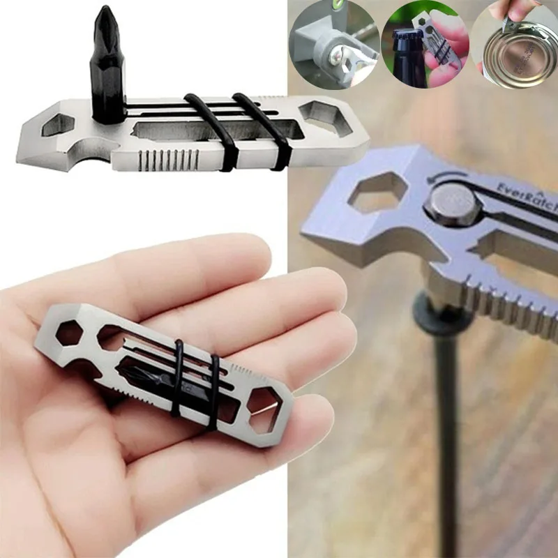 Outdoor Stainless Steel Inner 6 Angle Wrench Multi-function EDC Key Combination Tool Cutting Paper Opener Screw | Инструменты