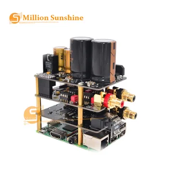 

Raspberry Pi Kit X10 Hifi Audio Kit-B X10 DAC Expansion Board + X10-PWR Power Supply Board + X10-I2S Board+ X10-RTR R-CORE