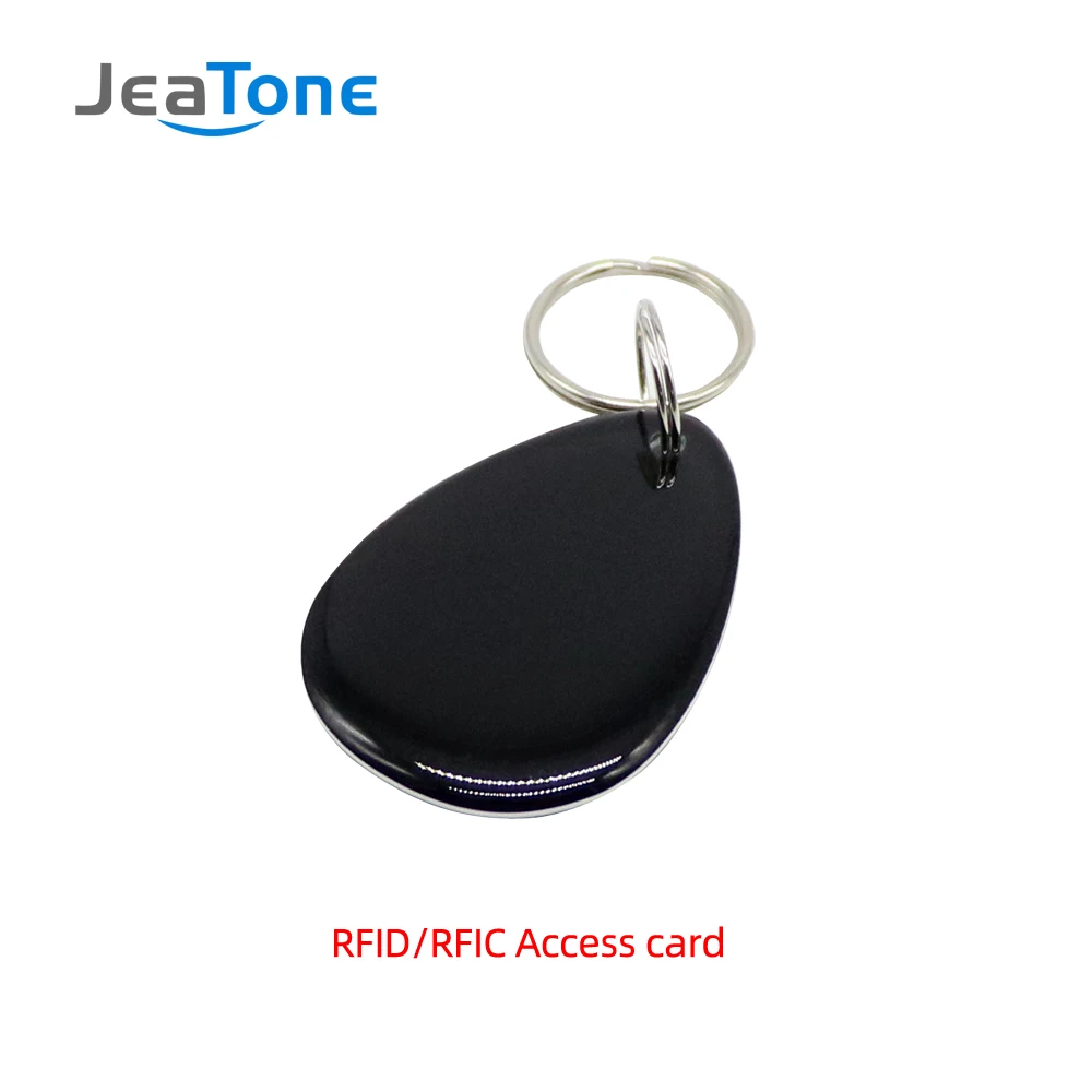 RFID-10 10 шт./лот rpic/RFID Бесконтактная карта контроля доступа водонепроницаемый черный смарт брелоки - Цвет: RFID-10