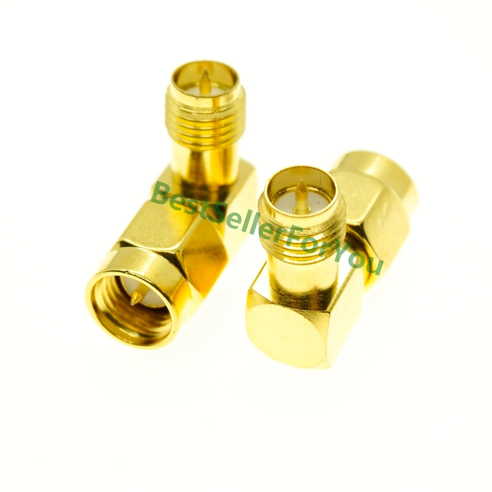 

SMA male plug to RP-SMA female RPSMA Jack right angle 90 RIGHT ANGLE RF adapter connector