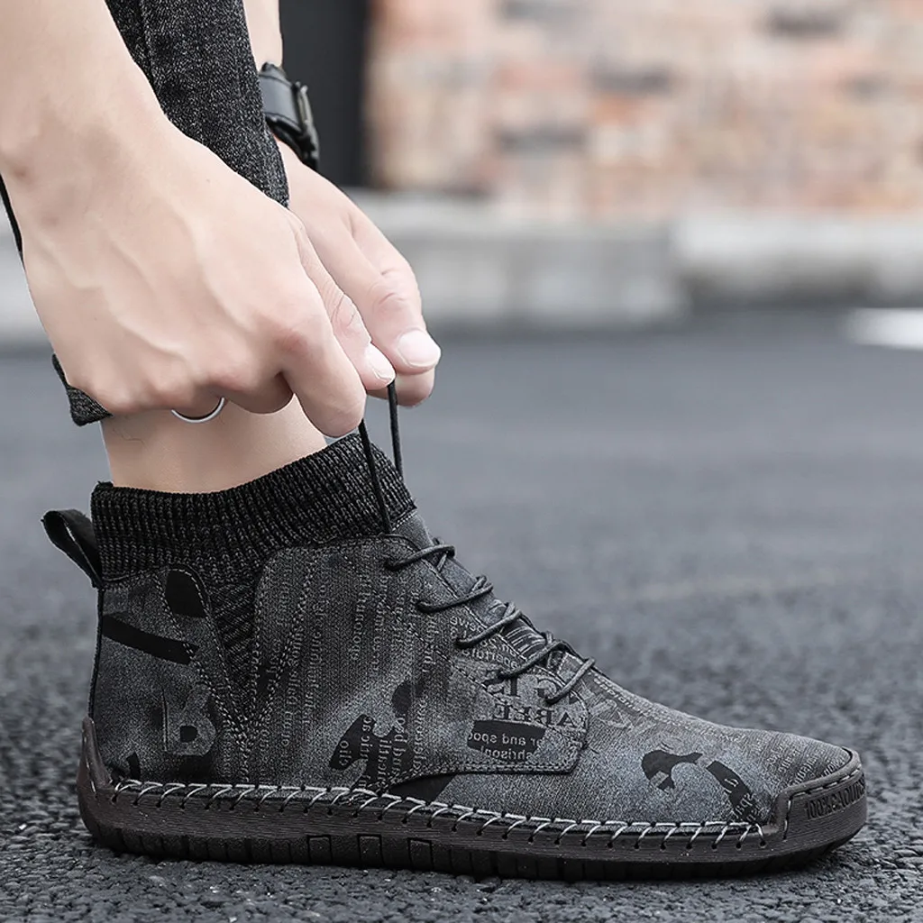 Мужская обувь; Новинка; модные ботинки; zapatos de hombre; армейские ботинки в стиле ретро; мужская повседневная обувь; дышащие носки; рабочие ботинки