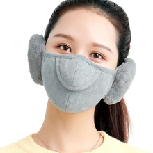 Мульти-аксессуары, защитные маски для рта для женщин, ветрозащитные наушники, противопылевые зимние маски для девочек, противодымные хлопковые маски для лица с гриппом
