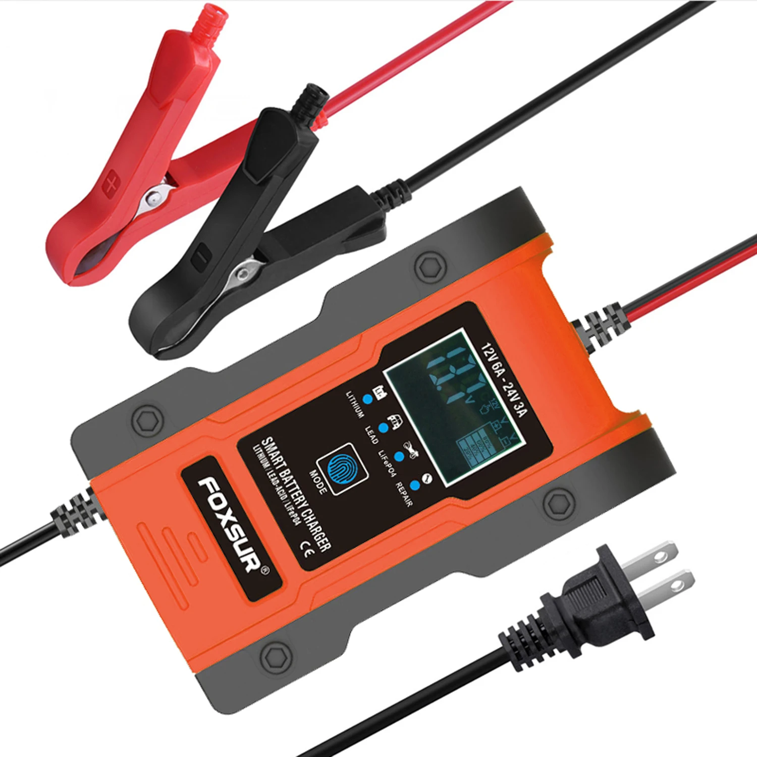 Full Automatic Car Battery Charger Power Pulse Repair Chargers Wet Dry