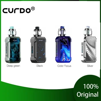

Original 60W Curdo Hally TC kit Power by 18650 battery Mod Kit with 0.96 inch screen & 3ml Capacity Tank E-cigarette Vape kits