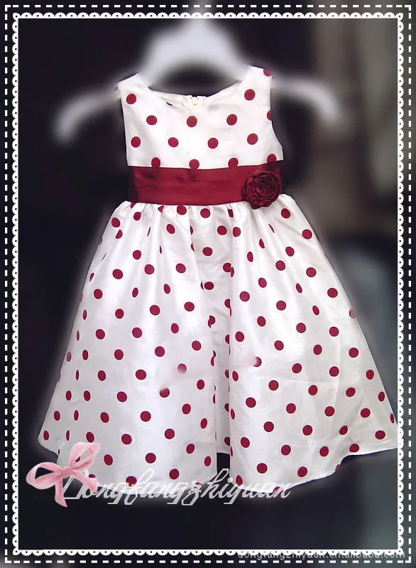 Special Offer Summer Girls Dress Retro Polka Dot Girls Princess Skirt a Year of Age Baby Girls Dresses of Bride Fellow Kids