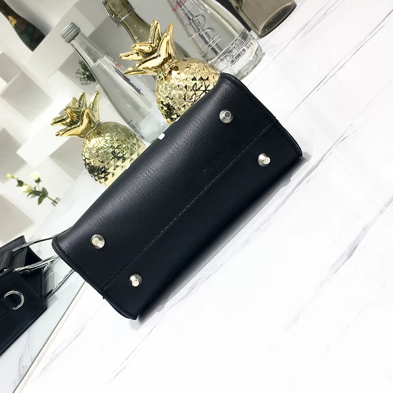 

1166 # The Cat Handbag WOMEN'S Bag Korean-style Printed Letter Two-Piece Set Crossbody Bag Fashion PU Mini Pack Fashion