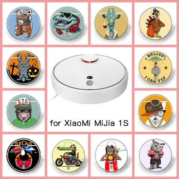 

Provide Customized Custom Vinyl Animal Sticker for xiaomi Robot MiJia Robotic 1S Vacuum Cleaner Skin Spare Parts Accessories