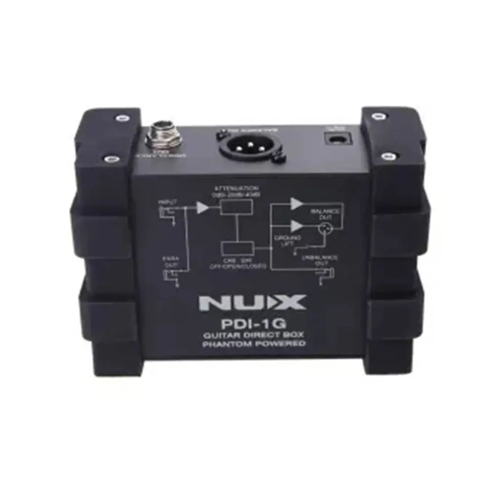 NUX PDI-1G DI Box сопротивление/баланс гитары бас DI Box Эффект с коробкой симулятор