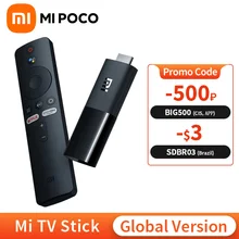 Глобальная версия Xiaomi Mi TV Stick Android TV 9,0 четырехъядерный 1080P Dolby DTS HD Двойное декодирование 1 ГБ ОЗУ 8 Гб Google Assistant Netflix