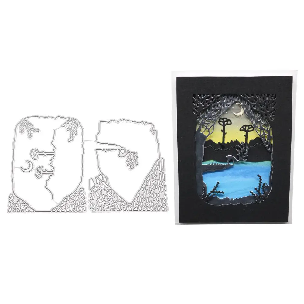  MeterMall Background Combination Invitation Lace/Greeting Card Decor Scrapbook DIY Etched Carbon St - 4.00012E+12