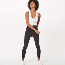 Lulu и lemon 1: 1 версии мягкие на ощупь лимон атлетические Фитнес-Леггинсы для женщин эластичные с высокой талией спортивные колготки для спортзала штаны для йоги